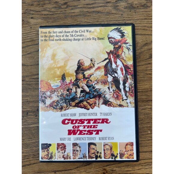 Custer Of The West DVD 1968 Western Movie Robert Shaw Jeffrey Hunter Pre-Owned - Picture 1 of 4